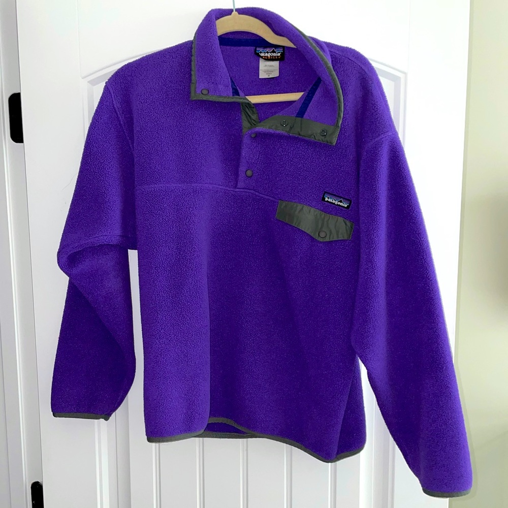 Patagonia men’s purple fleece